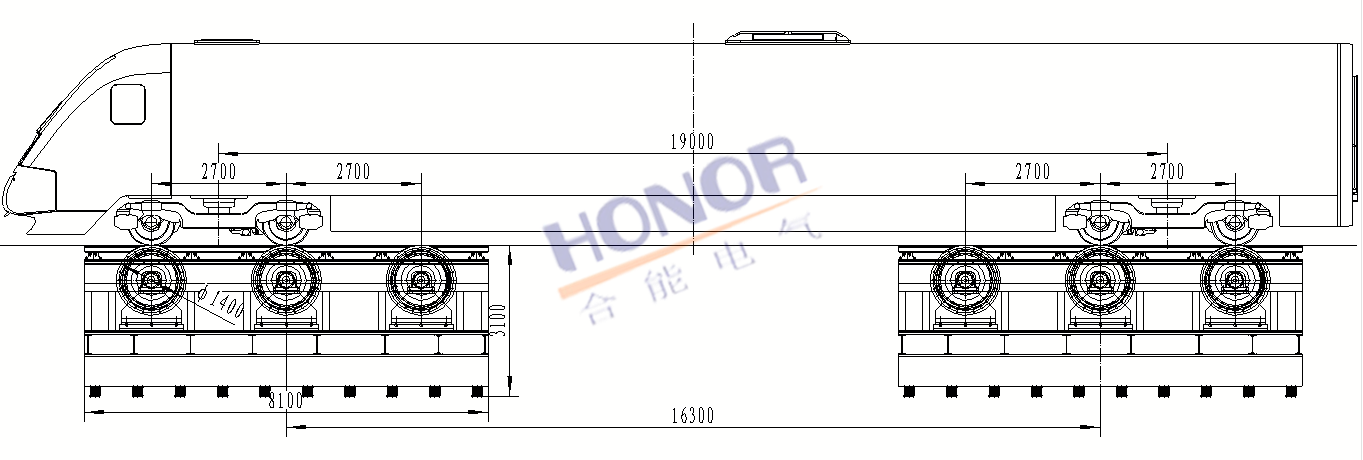 軌道交通車輛底盤測功機